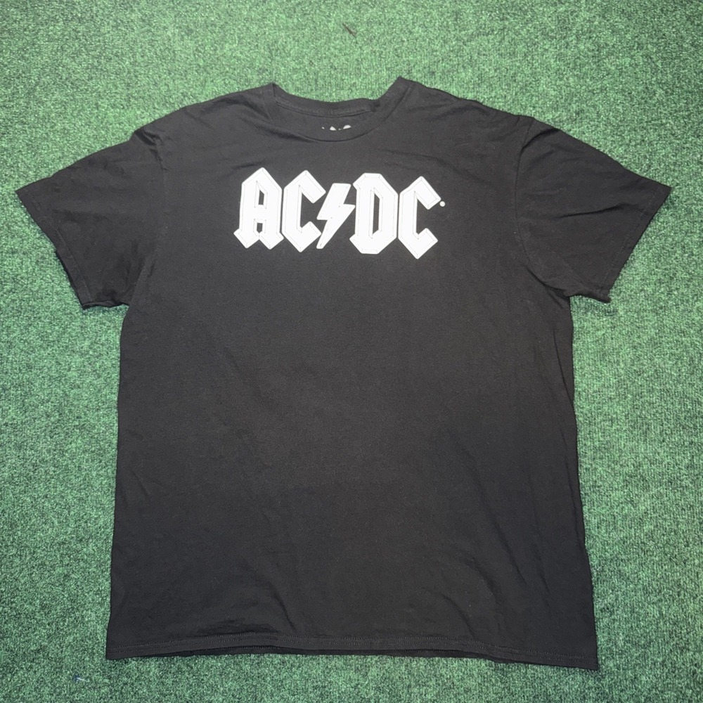 Men's AC/DC Black‎ Graphic T Shirt Size XL X22